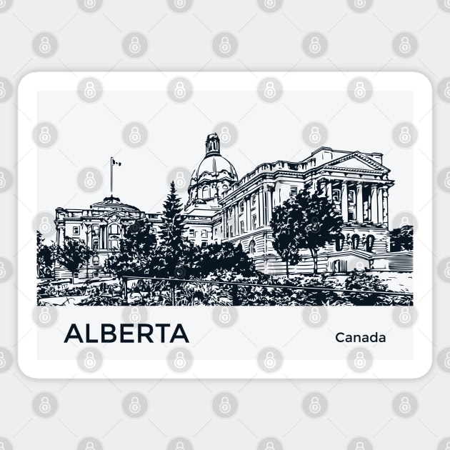 Alberta Canada Sticker by Lakeric